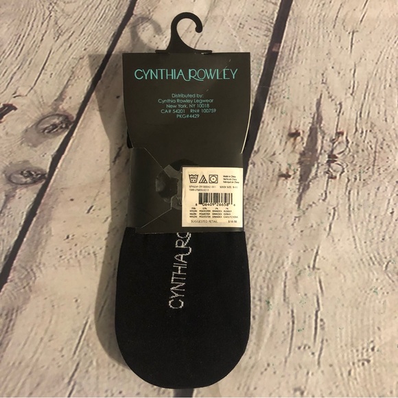 NWT - Set of 7 Pairs - Cynthia Rowley Women’s Microfiber Foot Liners + KEYSOCKS - Picture 5 of 11